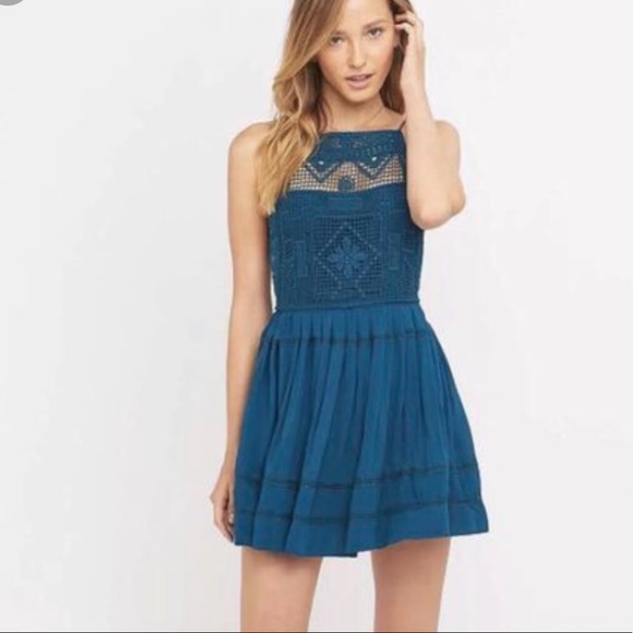 Free People Dresses & Skirts - Teal Free people dress